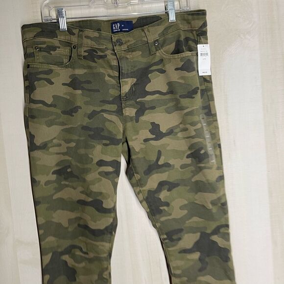 Gap new with tags camouflage mid rise ankle legging, size 14 - Picture 14 of 16